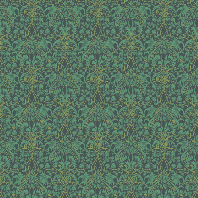 fritillerie - indigo/teal - g p & j baker - bw45102.5.0