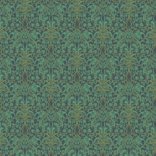 Fritillerie - Indigo/Teal - G P & J Baker - BW45102.5.0