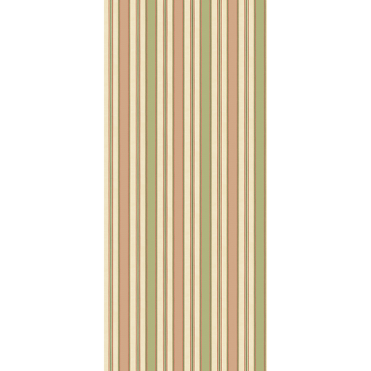 Melbourne Stripe - Soft Red/Green - G P & J Baker - BW45131.6.0