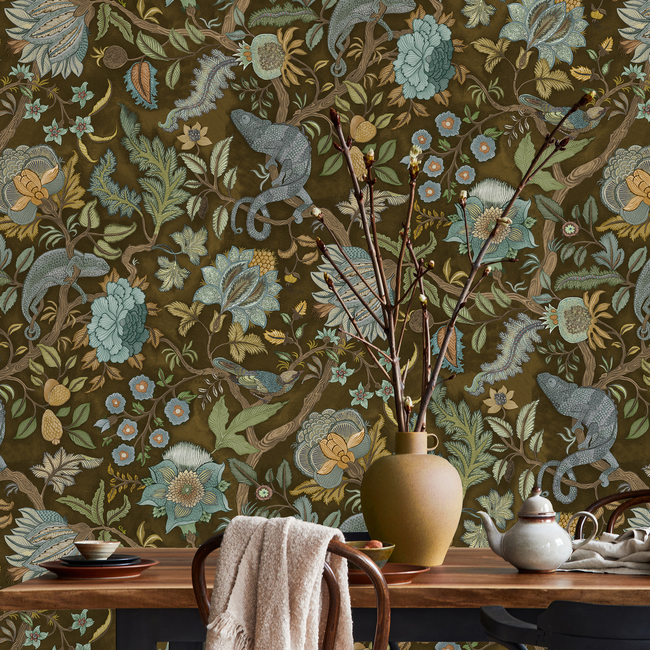 kravet couture - chameleon trail wallpaper - 21 - jmw1022.21.0