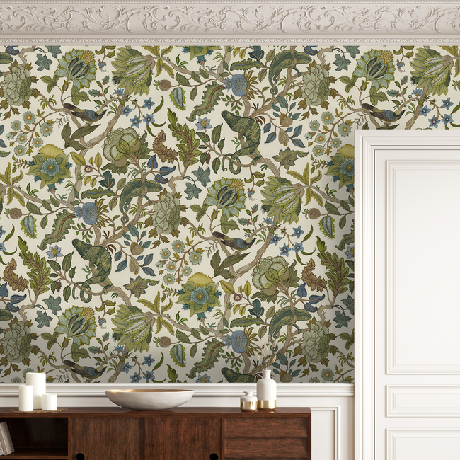 kravet couture - chameleon trail wallpaper - 71 - jmw1022.71.0