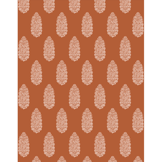 gaston y daniela - salobrena wallpaper - naranja - lcw1032.005.0