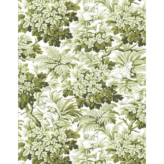 gaston y daniela - vegacervera wallpaper - verde - lcw1033.002.0