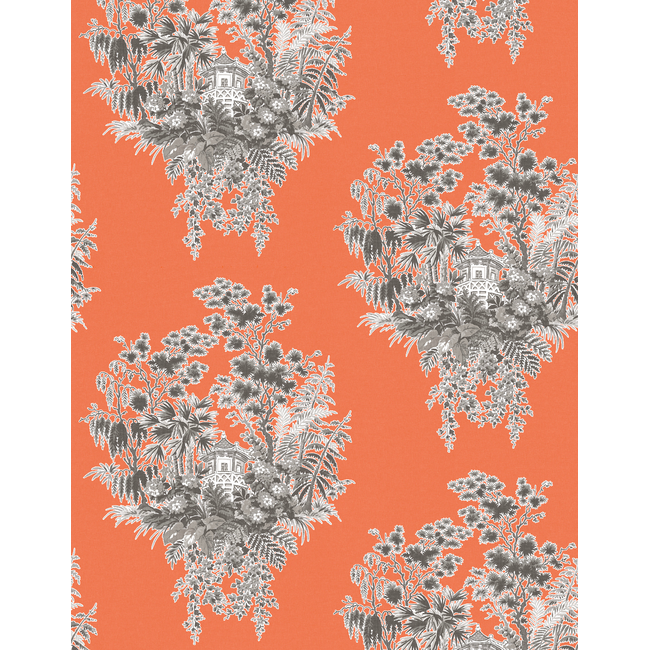 gaston y daniela - valjunco wallpaper - naranja - lcw1036.002.0