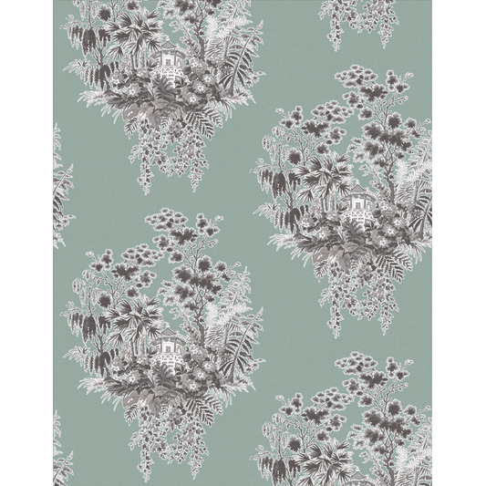 Gaston Y Daniela - Valjunco wallpaper - Gris Azulado - LCW1036.003.0