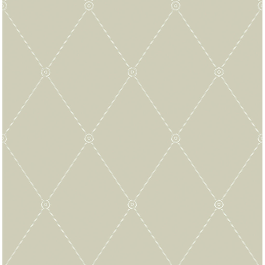 Cole & Son - Large Georgian Rope Trellis - Olive - 100/13065.CS.0