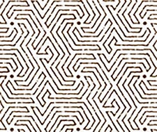 china seas - maze - 2510-07wp - brown