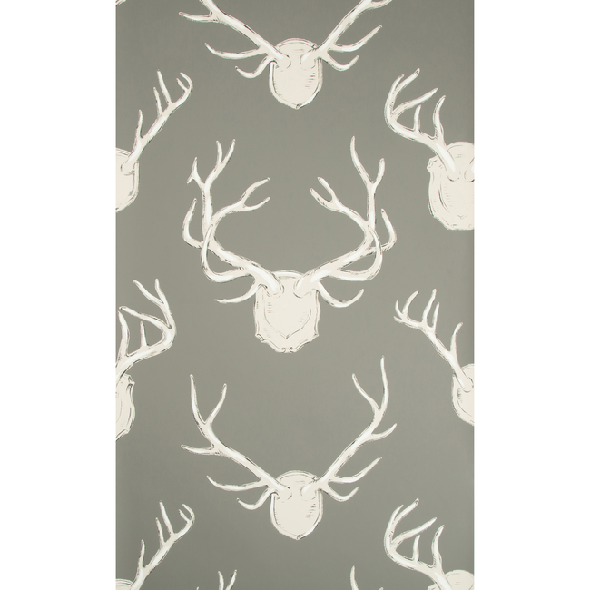 antlers paper - grey