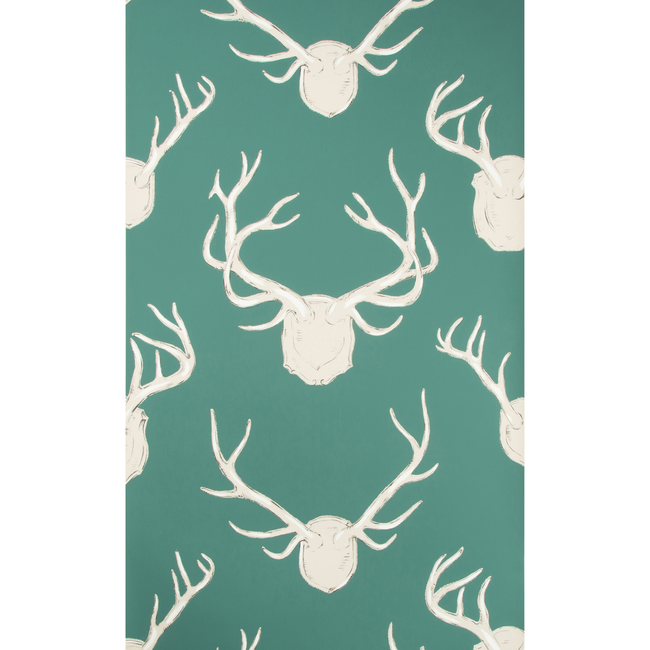 antlers paper - teal