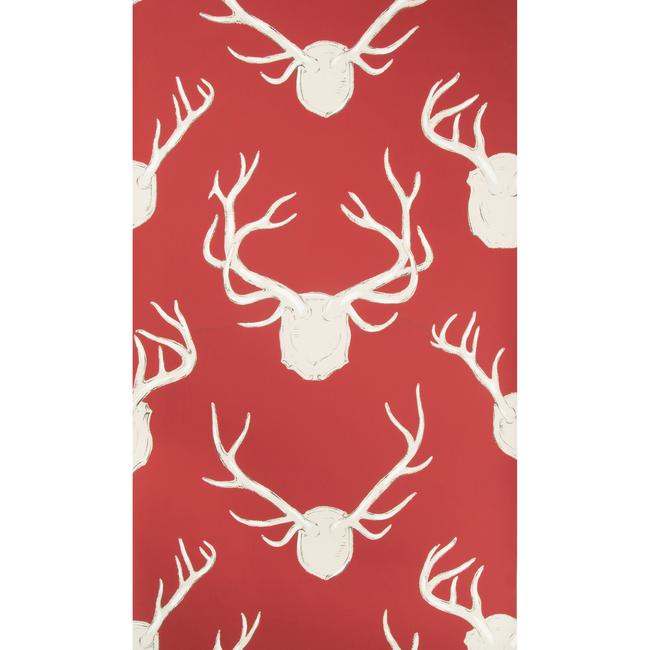 antlers paper - red