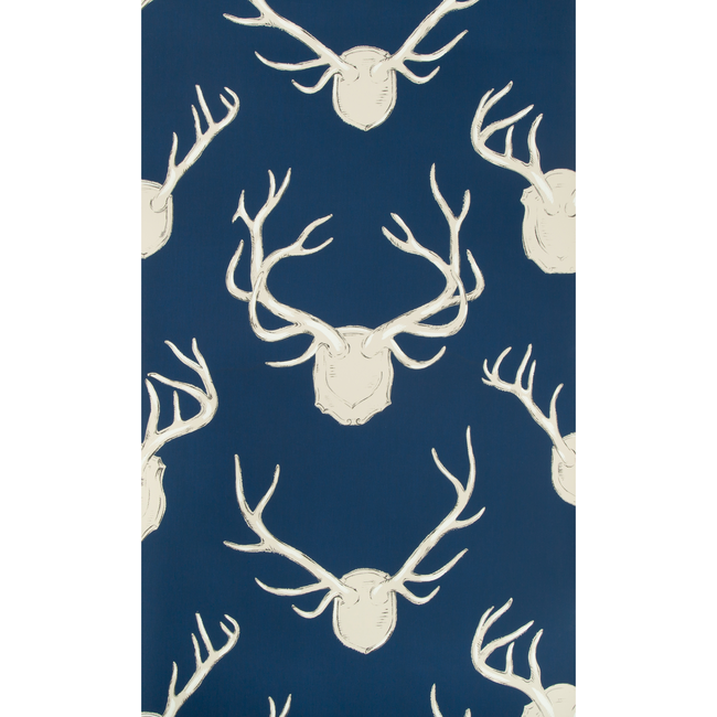 antlers paper - navy