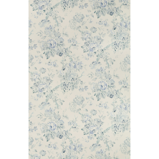 Lee Jofa - Garden Roses wallpaper - Aqua/Blue - P2018106.153.0