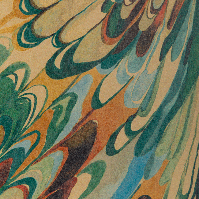 taplow paper - teal/bronze