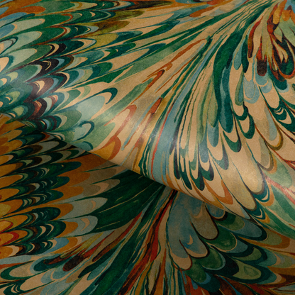 Taplow Paper - Teal/Bronze