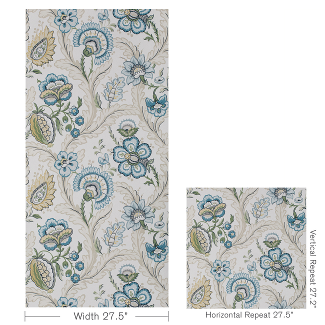 wimberly paper - blue/spring