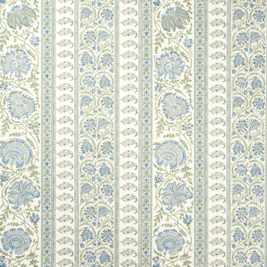 Lee Jofa - Indiennes Stripe wallpaper - Sea - P2022111.530.0