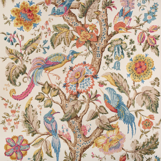 lee jofa - tree of life pnl - denim/berry - p2023113.519.0