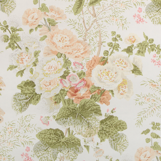 Lee Jofa - Grand Althea wallpaper - Apricot/Moss - P2023115.312.0