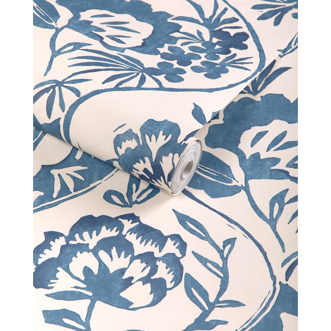 calathea paper - blue