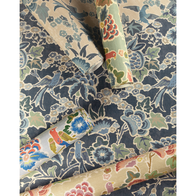 posy paper - blue/multi