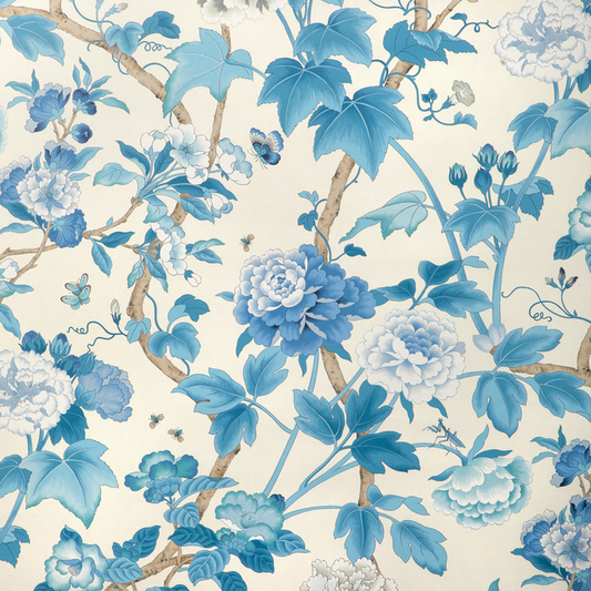 Lee Jofa - Gardenia Paper - Delft/Sky - P2023128.155.0