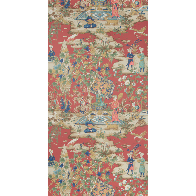 brunschwig & fils - lodi garden - red - p8019101.19.0