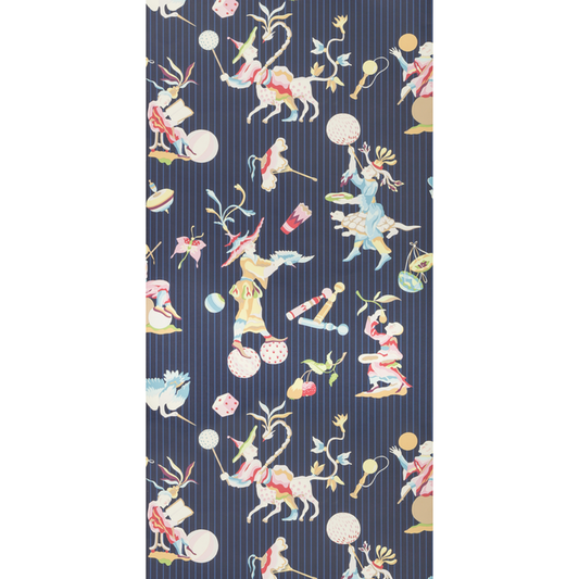 Brunschwig & Fils - Cirque Chinois - Navy - P8019114.55.0