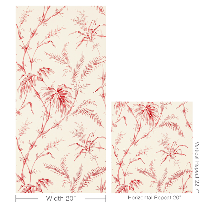 brunschwig & fils - lauziere - red - p8020113.19.0