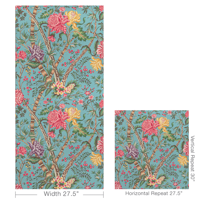 brunschwig & fils - luberon - aqua/multi - p8022100.1319.0