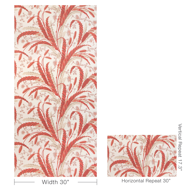 brunschwig & fils - vernay - red - p8023101.19.0