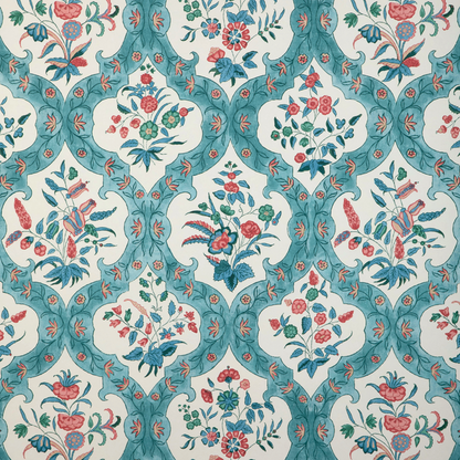 Brunschwig & Fils - Ventoux - Teal/Rose - P8023102.353.0