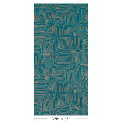 Brunschwig & Fils - Timbre - Teal - P8023113.13.0