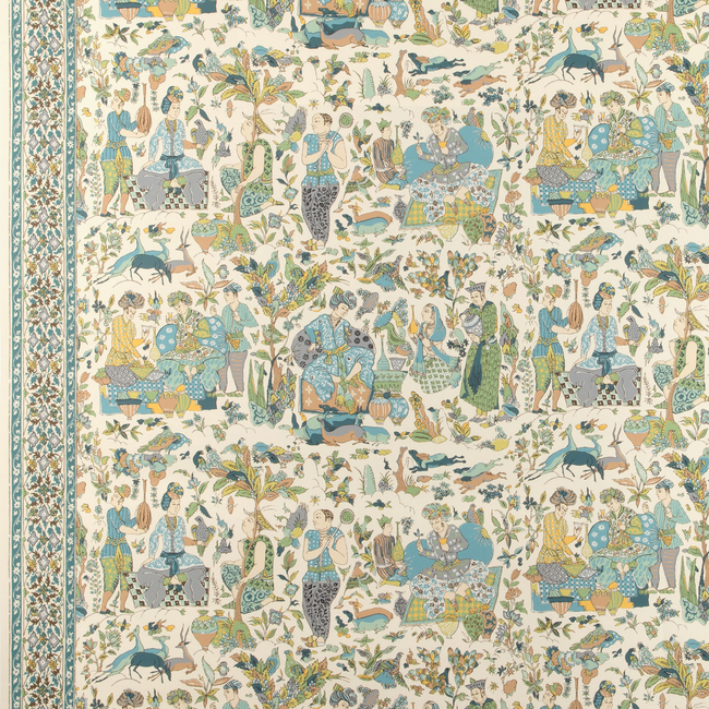 brunschwig & fils - shalimar - aqua/leaf - p8024100.153.0