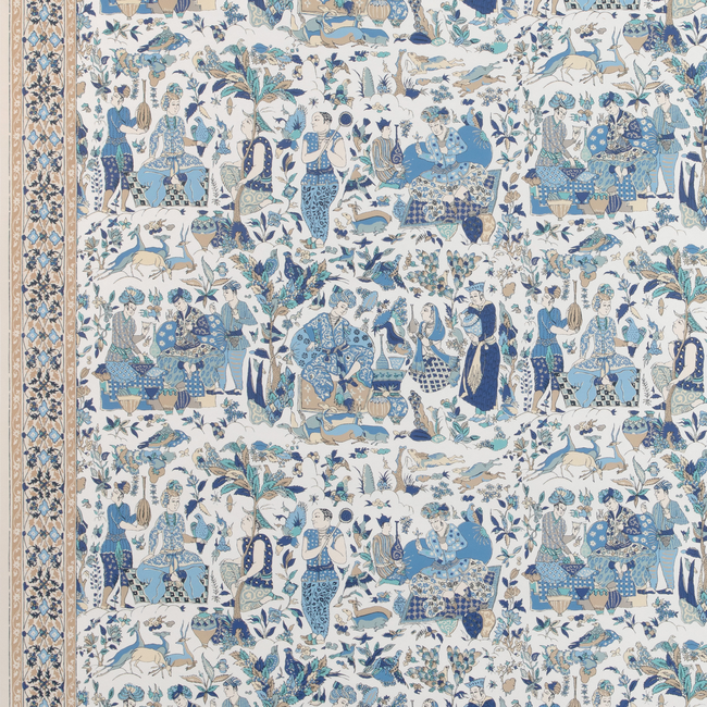 brunschwig & fils - shalimar - blue/sand - p8024100.516.0