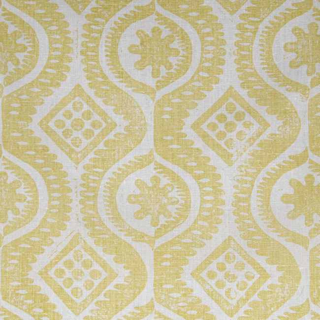 damask - yellow