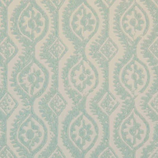 Small Damask - Aqua