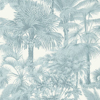 t10104 | palm botanical, tropics thibaut wallpaper