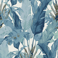 t10128 | travelers palm, tropics thibaut wallpaper