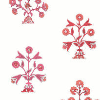 t10667 | indian flower, ceylon thibaut wallpaper