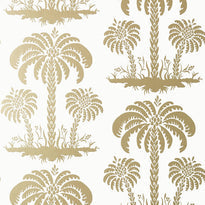 t13165 | palm island, summer house thibaut wallpaper