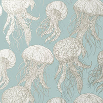 t13170 | jelly fish bloom, summer house thibaut wallpaper