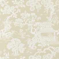 t13300 | japanese garden, pavilion thibaut wallpaper