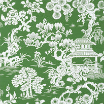 t13304 | japanese garden, pavilion thibaut wallpaper