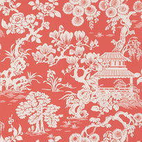 t13305 | japanese garden, pavilion thibaut wallpaper