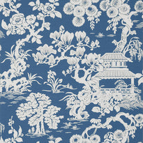 t13306 | japanese garden, pavilion thibaut wallpaper