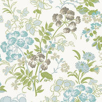 T14339 | Spring Garden, Canopy Thibaut Wallpaper