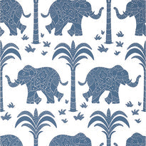 t16200 | elephant, kismet - thibaut wallpaper