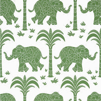 t16201 | elephant, kismet - thibaut wallpaper