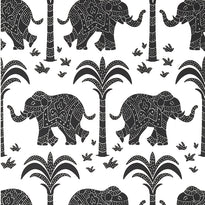 t16202 | elephant, kismet - thibaut wallpaper