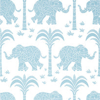 t16204 | elephant, kismet - thibaut wallpaper